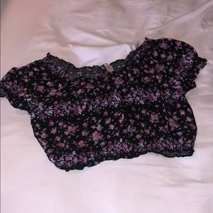 Floral H&M Crop Top